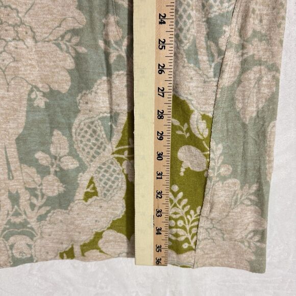 Anthropologie Saturday Sunday Floral Turtleneck Sweater Dress Womens XS Green - Picture 14 of 16